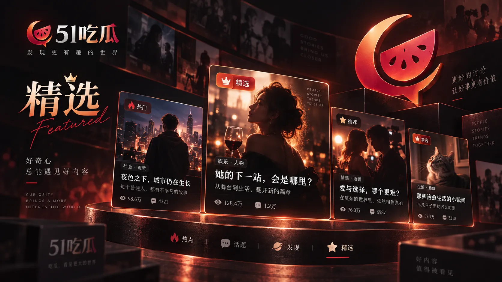 51吃瓜品牌与官网访问页面
